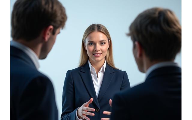 Vidéo corporate avec interview multi-caméras dans un décor professionnel